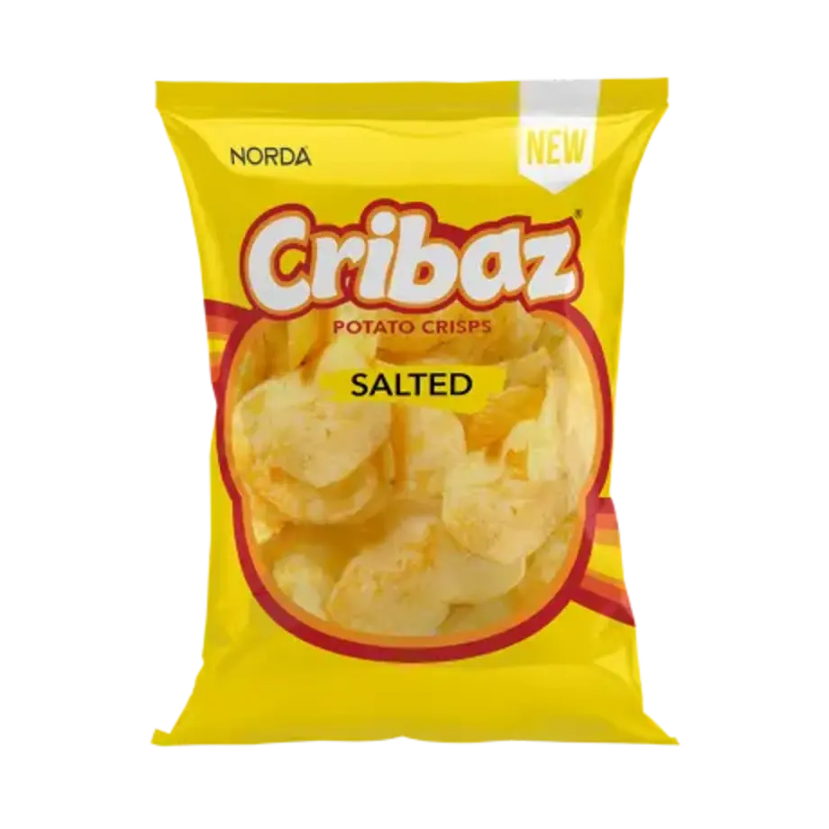 Cribaz Salted Potato Crisps 45G